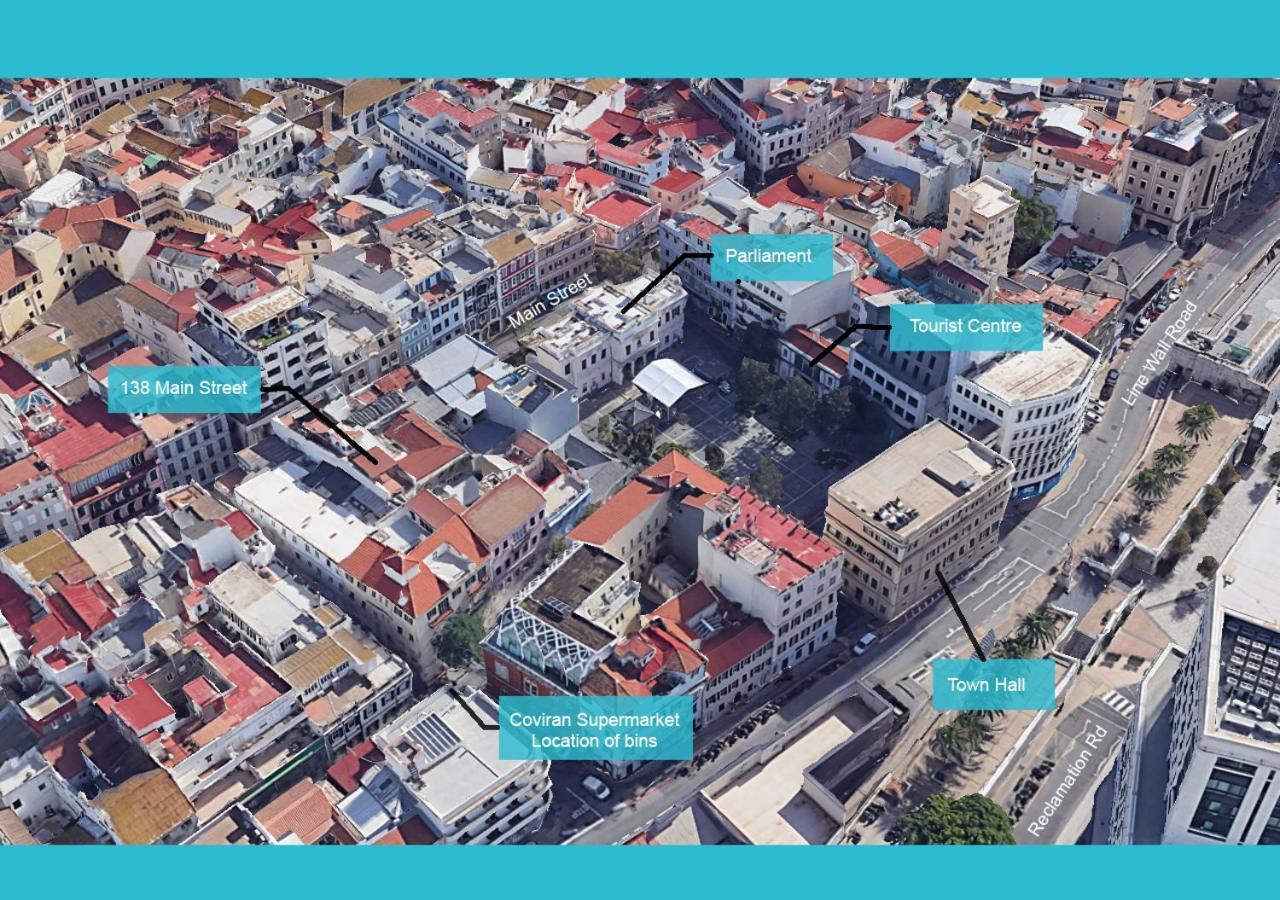 Gibraltar Town Centre Flat With Roof Terrace Apartment Bagian luar foto